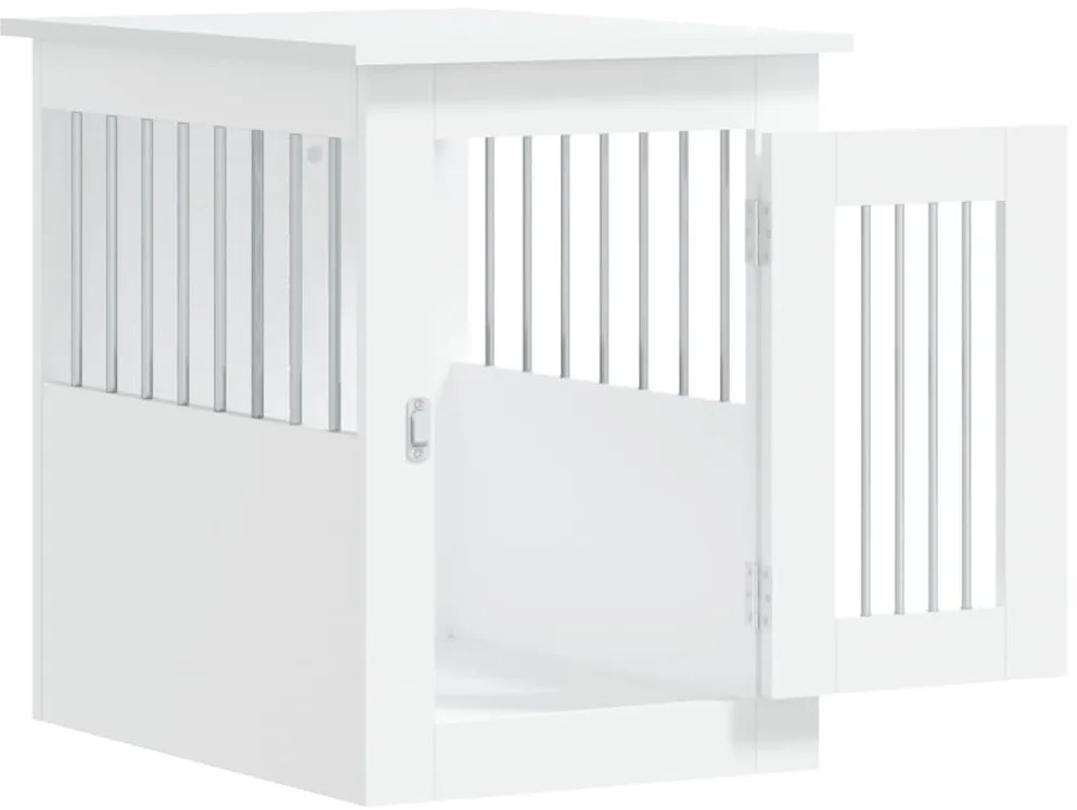 Móvel casota para cão 45x62x59 cm derivados de madeira branco
