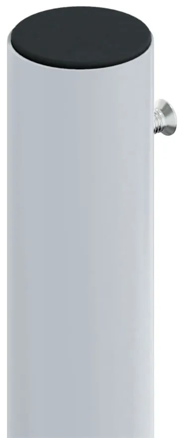 Toldo lateral retrátil 220x1200 cm castanho