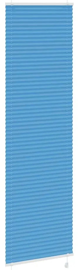 Plissado Cego Azul 55x200 cm Largura Tecido 54,4 cm Poliéster