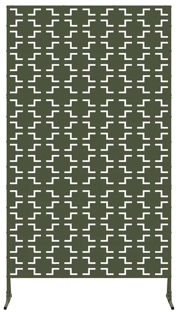 Tela de Privacidade Verde Azeitona 100x50x180 cm de Aço
