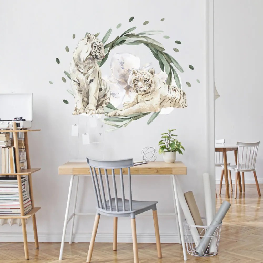 Autocolante de parede - Tigres