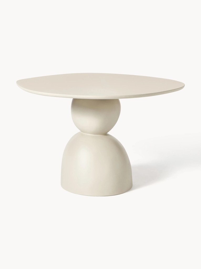 Mesa de jantar redonda com design orgânico Sahra, vários tamanhos