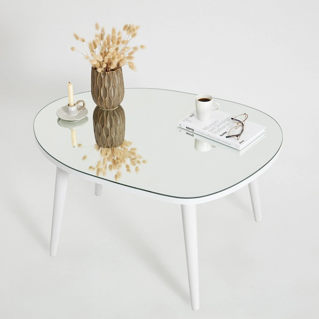 Mesa de Centro Gusto – Branco – 75 x 38 x 55 cm