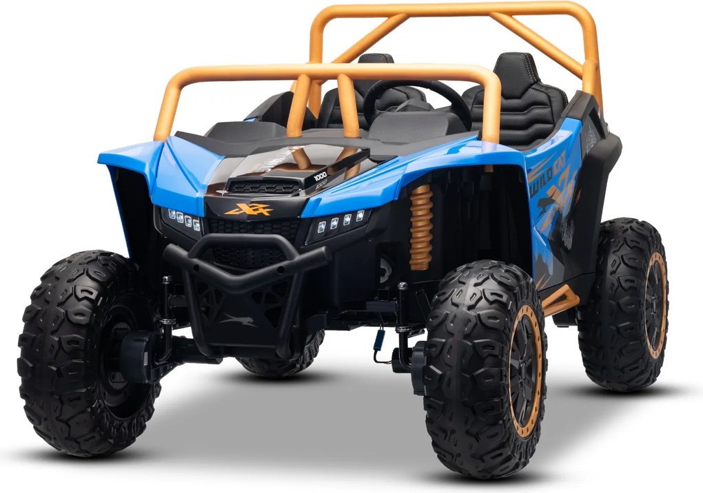 Buggy elétrico para crianças Arctic CAT XXL 4x4 24V,dois lugares, rodas EVA macias, motores potentes, bateria de lítio, suspensão traseira, bancos em