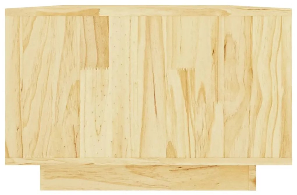 Mesa de centro 110x50x33,5 cm madeira de pinho maciça