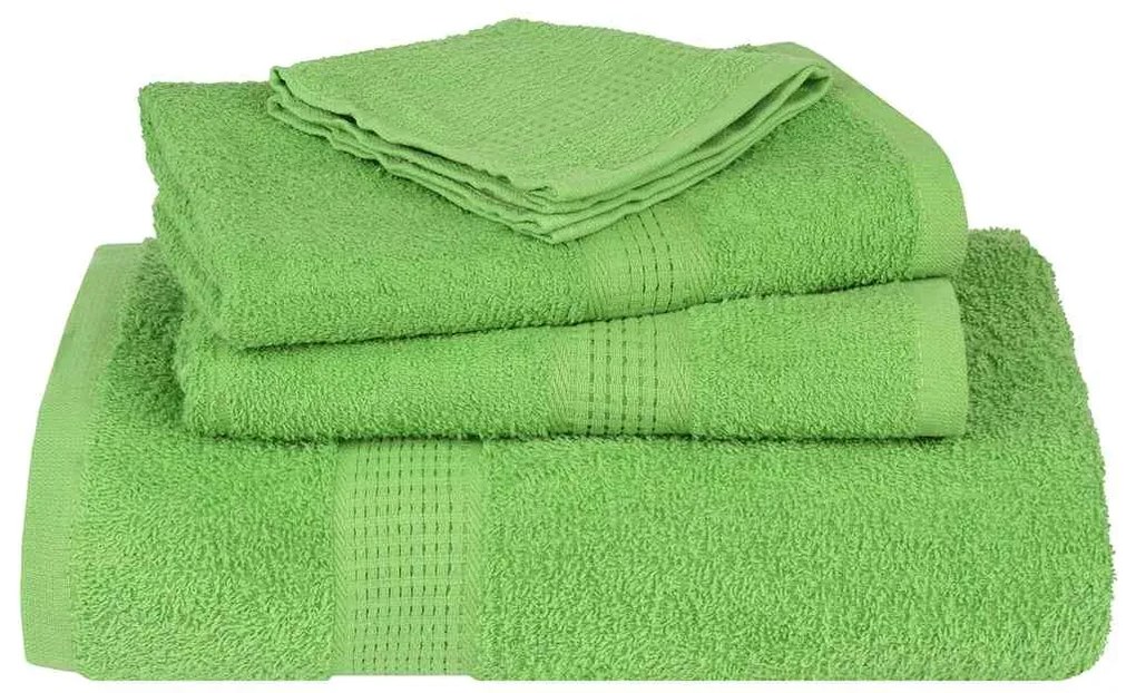Toalhas banho 4pcs 70x140cm 360 gsm 100% algodão verde maça