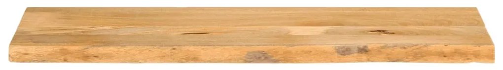 Tampo de mesa c/ borda viva 110x20x2,5 cm mangueira maciça