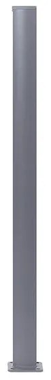 Toldo lateral retrátil cinzento claro 160 x 300 cm DORIO Beliani