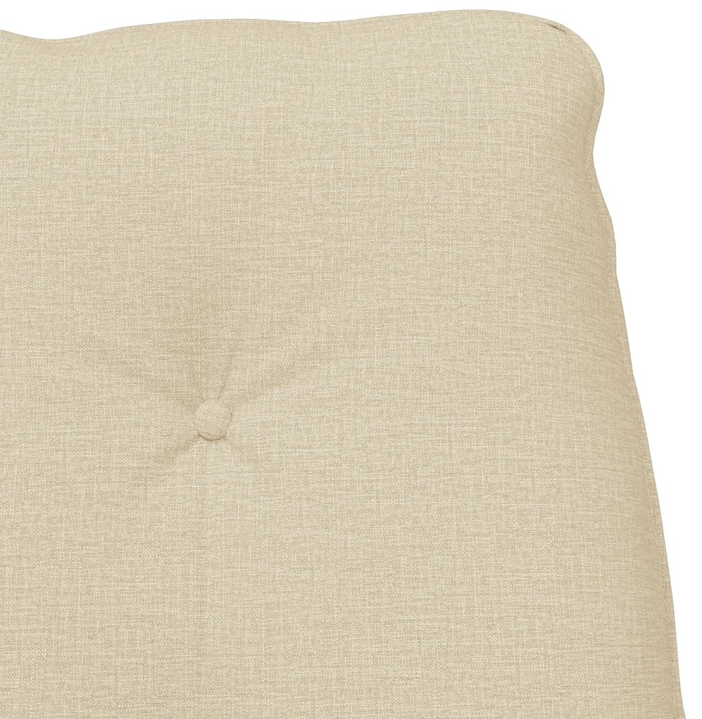Poltrona Relaxante em Tecido Creme