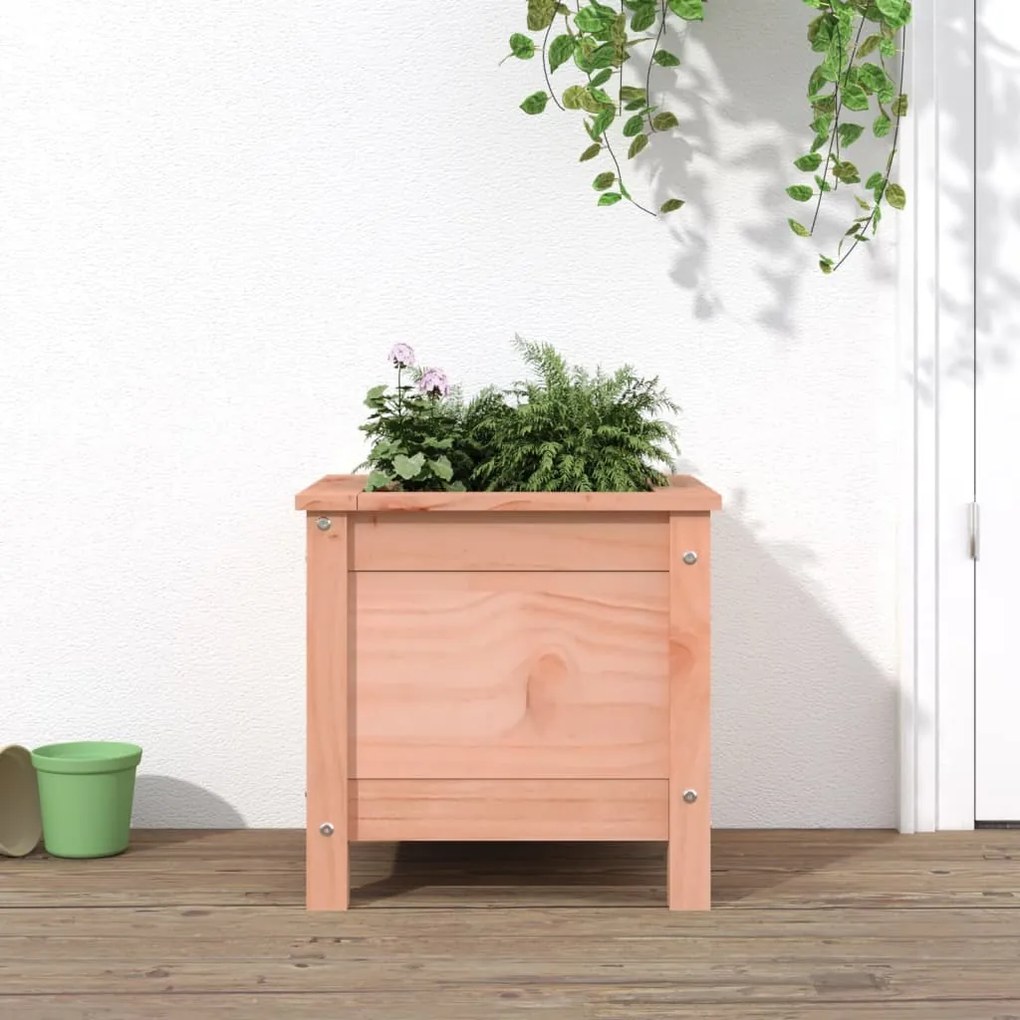 vidaXL Vaso/floreira de jardim 40x40x39 cm madeira de douglas maciça