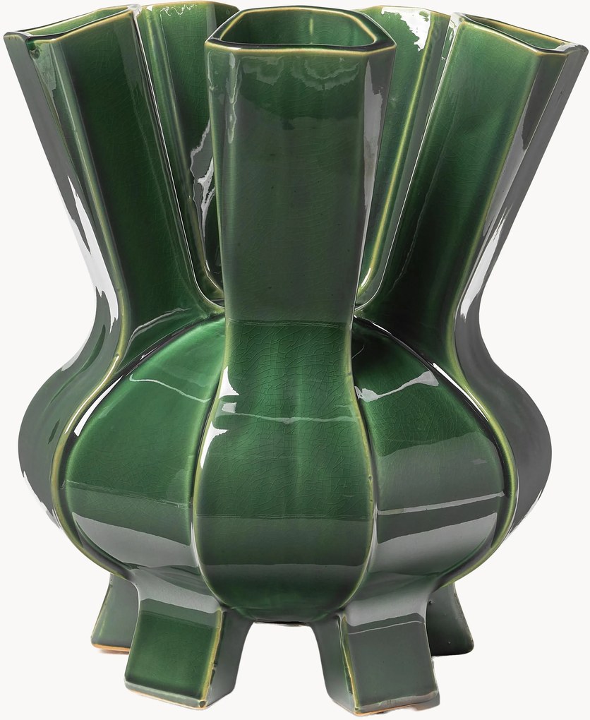 Jarra de porcelana Puyi, Alt 34 cm