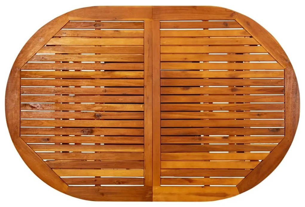 Mesa de Jardim  200 x 100 x 75 cm Madeira Maciça de Acácia