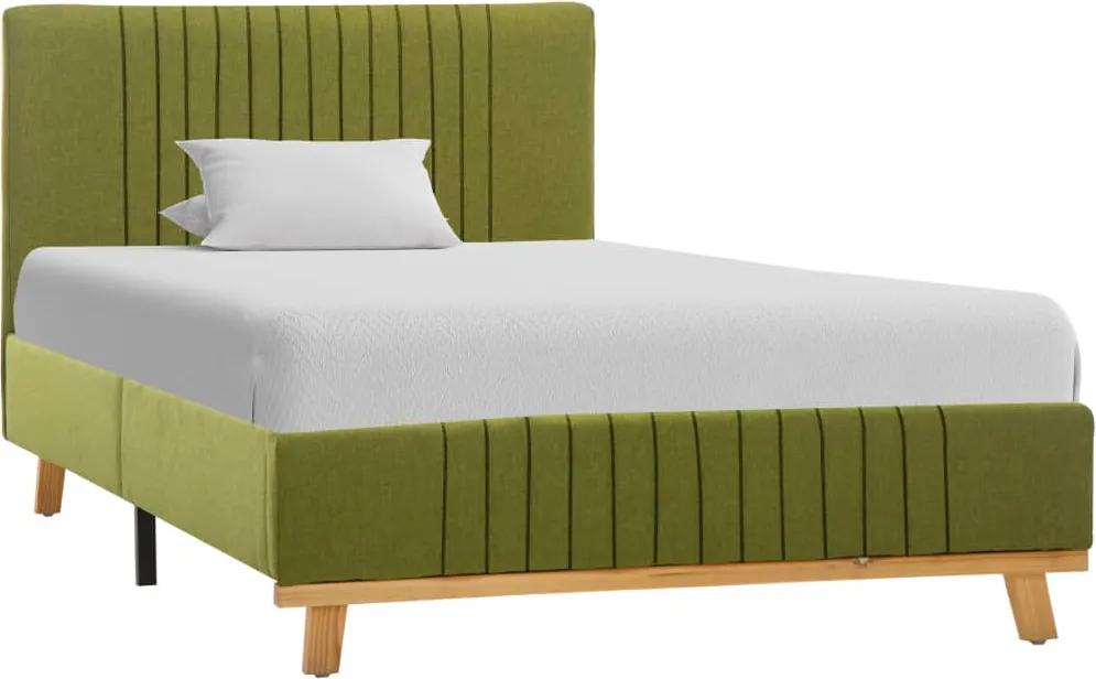Estrutura de cama 100x200 cm tecido verde