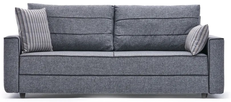 Sofá-Cama de 3 Lugares Ece – Cinzento – 215 cm x 88 cm x 90 cm