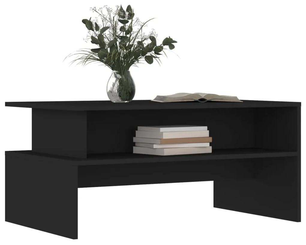 Mesa de centro 90x55x42,5 cm derivados de madeira preto