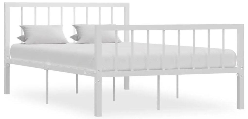 Estrutura de cama 120x200 cm metal branco