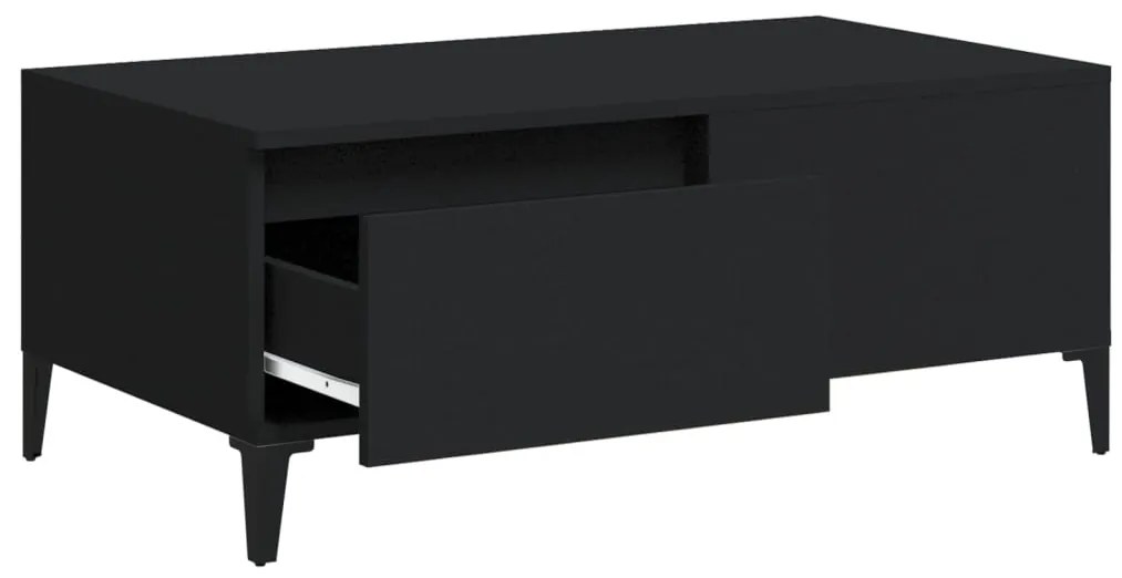 Mesa de centro 90x50x36,5 cm derivados de madeira preto
