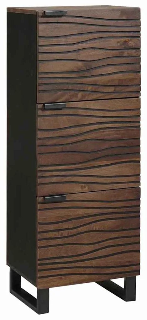 Highboard Madeira de Nogueira Castanho 40 x 33.5 x 110 cm