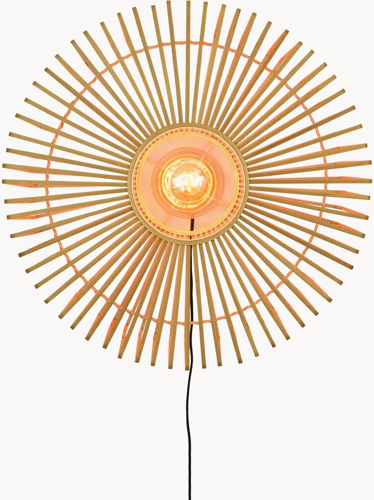 Candeeiro de parede em bambu Bromo