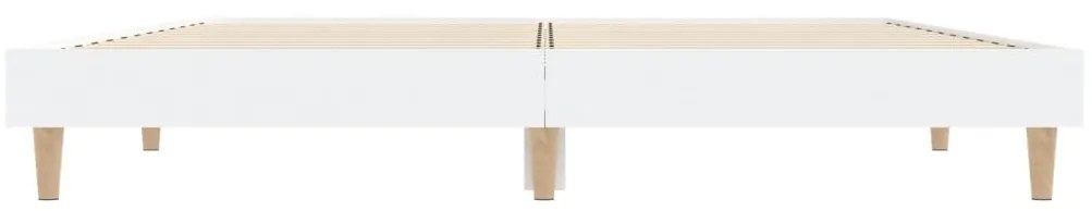 Estrutura de cama 135x190 cm derivados de madeira branco