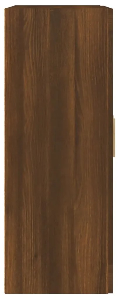 Armário parede 69,5x32,5x90 cm deriv. madeira carvalho castanho