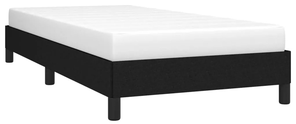 Estrutura de cama 90x190 cm tecido preto