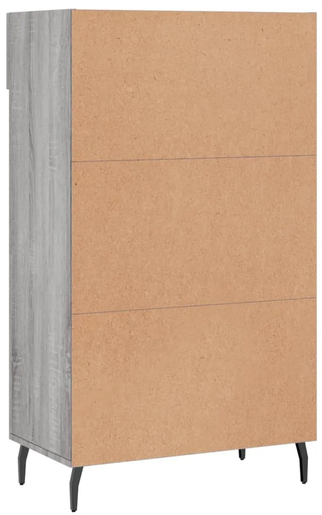 Sapateira 60x35x105 cm derivados de madeira cinzento sonoma