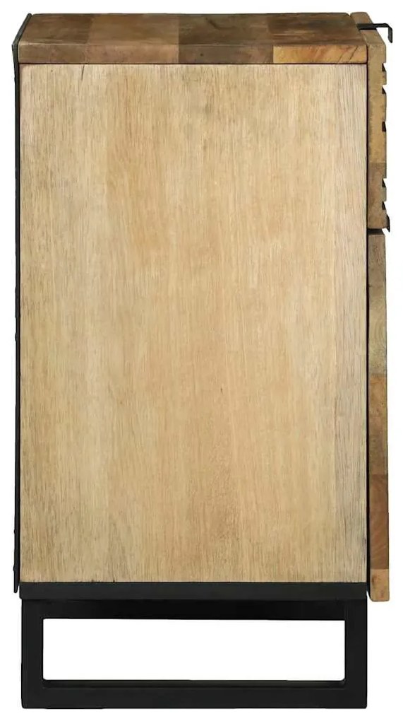 Guarda-roupa de cabeceira 50x33x60 cm em Madeira Sólida de Mangueira