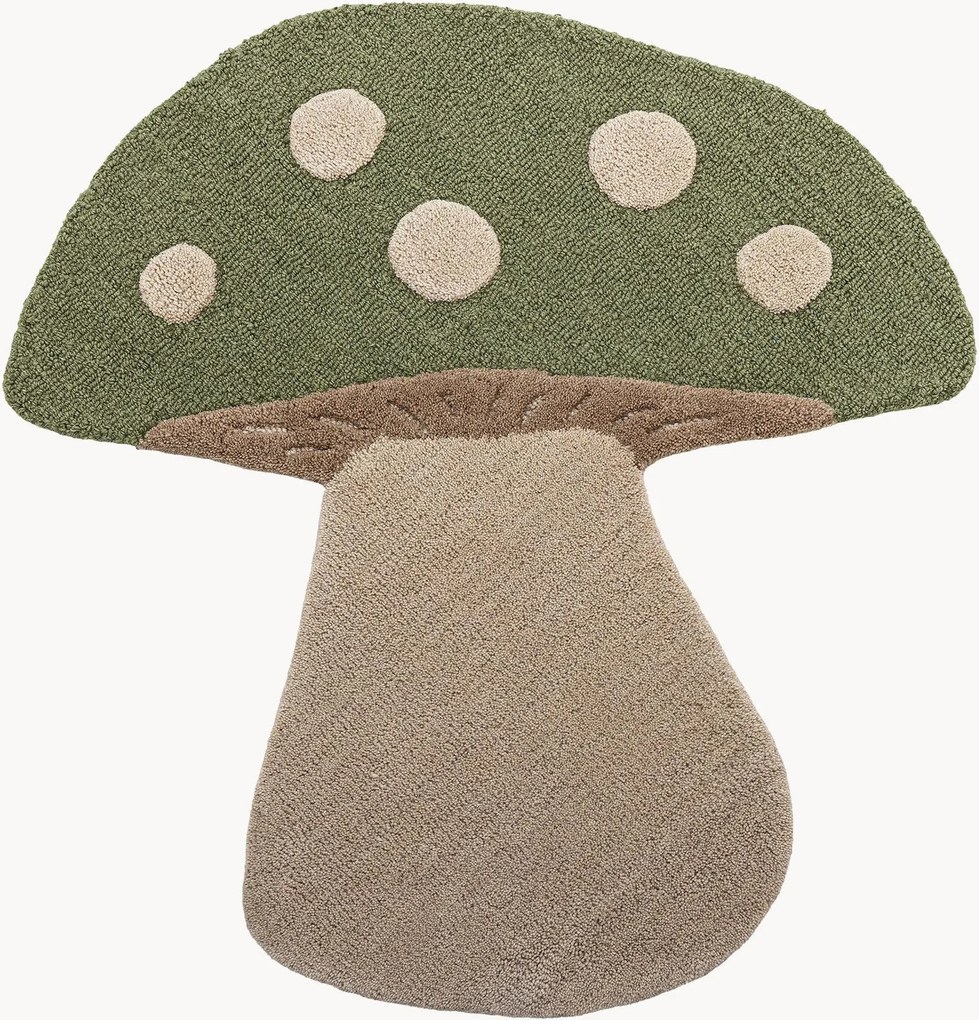 Tapete para crianças em lã Mushroom