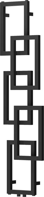 Mexen Grid radiador de casa de banho decorativo 1360 x 390 mm, 349 W, preto - W215-1360-390-00-70