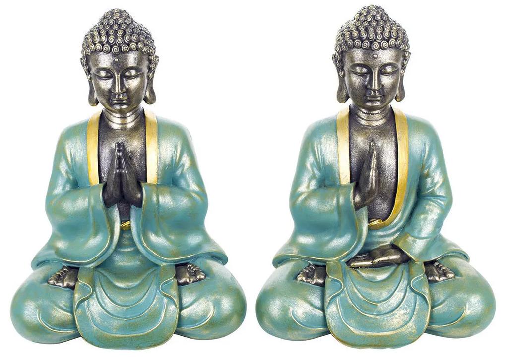 Estatuetas Signes Grimalt  Fibra De Buda Meditando 2 Unidades