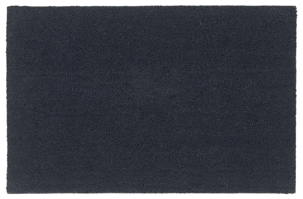 vidaXL Tapete de porta 65x100 cm fibra de coco tufada cinzento escuro