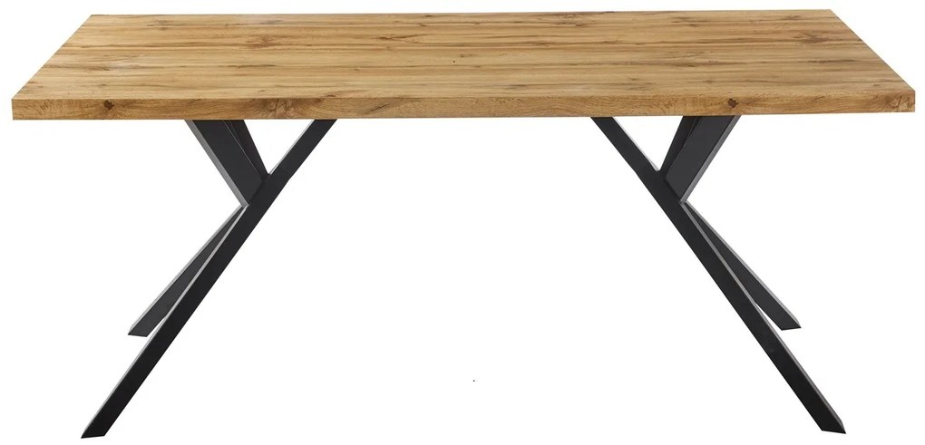 Mesa Jantar OLITE 180RT, metal, tampo DM vintage, 180 x 90 cms