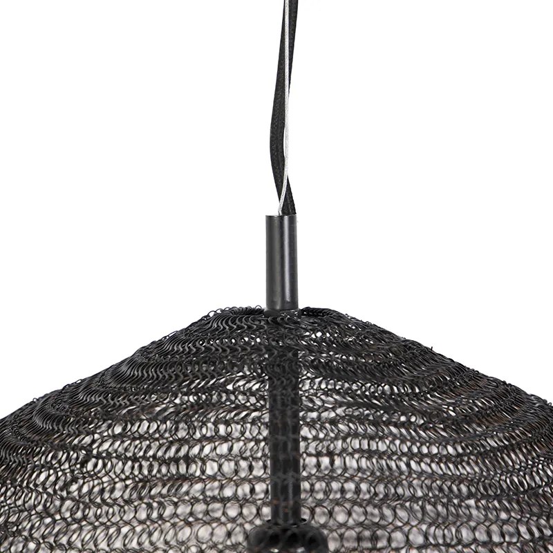 Candeeiro de pendente oriental preto - Nidum Gran