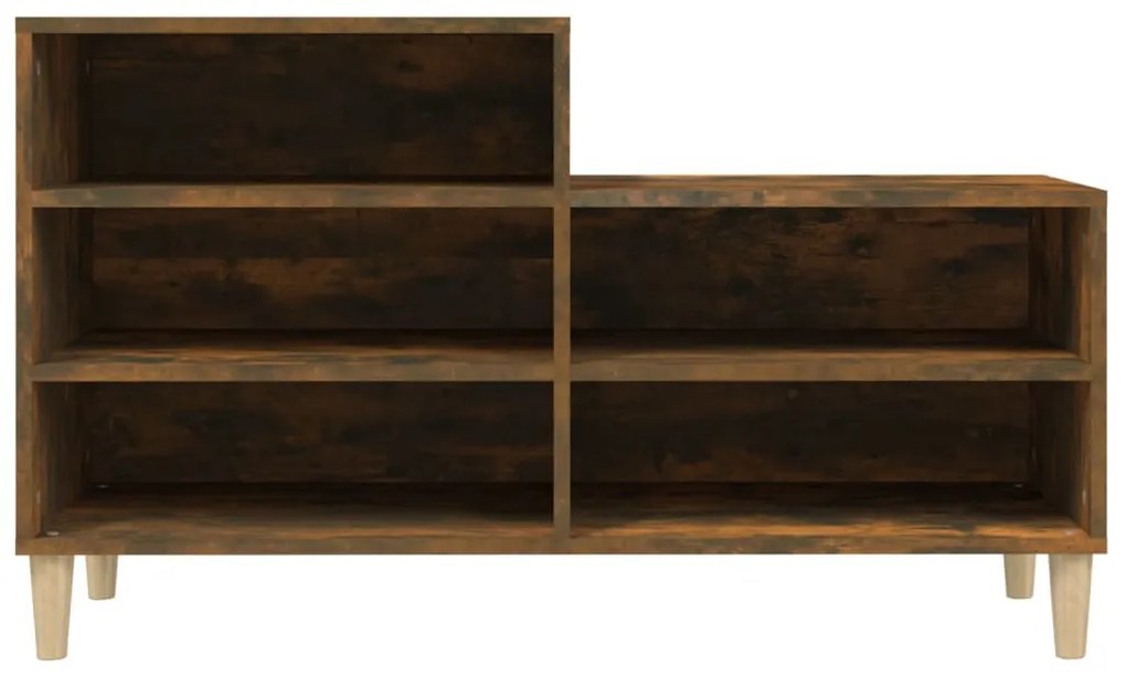 Sapateira 102x36x60 cm derivados de madeira carvalho fumado