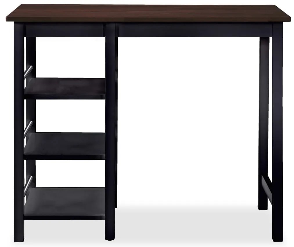 Conjunto de bar 3 pcs MDF preto