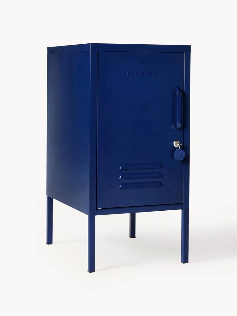 Mesa de cabeceira em metal com dobradiças à esquerda ou à direita The Shorty