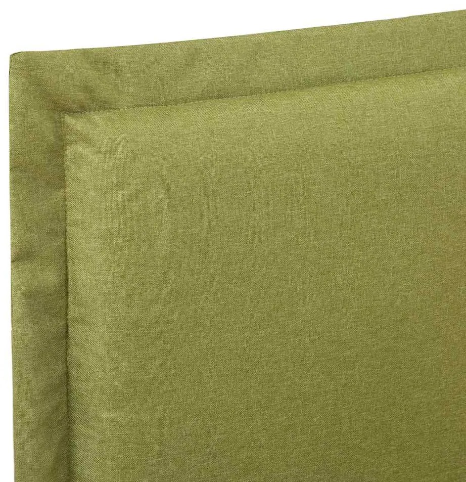Estrutura para cama sem colchão 135x190 cm tecido verde