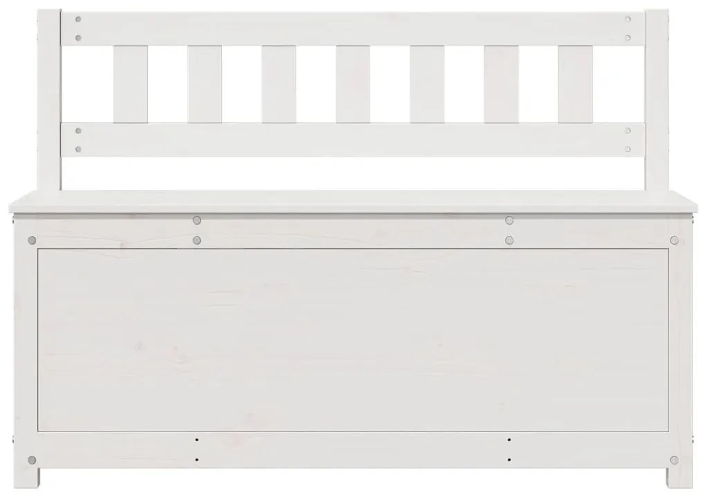 Banco 110x41x76,5 cm madeira de pinho maciça branco