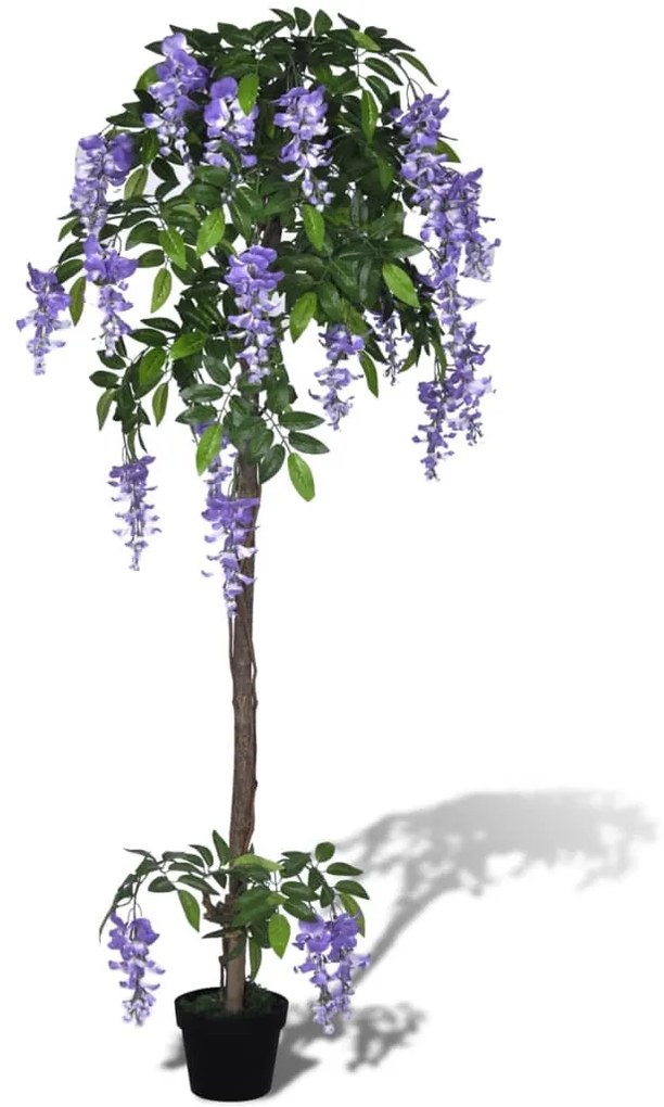 Glicínia artificial com vaso 160 cm