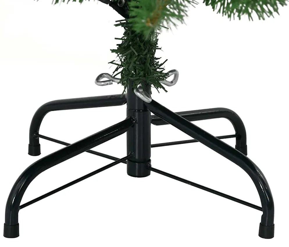 Árvore de natal com suporte de metal 180 cm verde