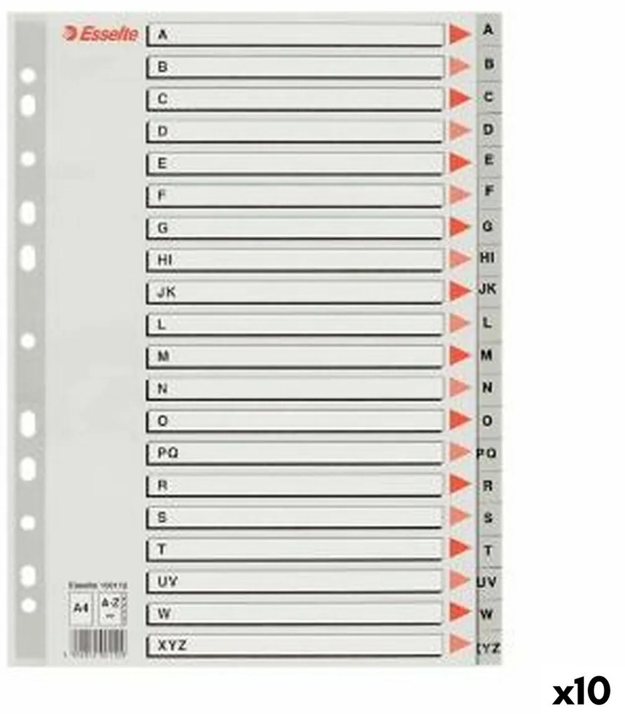 Separadores Esselte A-z Abecedário A4