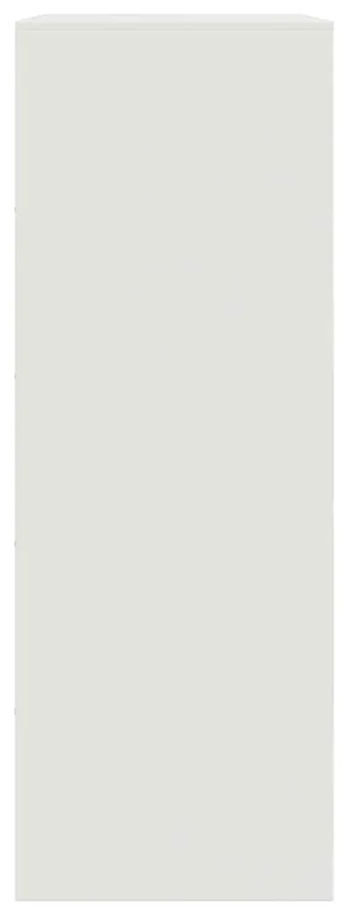 Aparador 67x39x107 cm aço branco