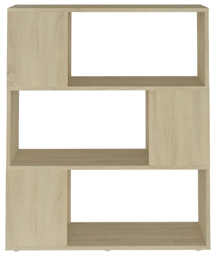 Estante/divisória 80x24x94 cm contraplacado carvalho sonoma