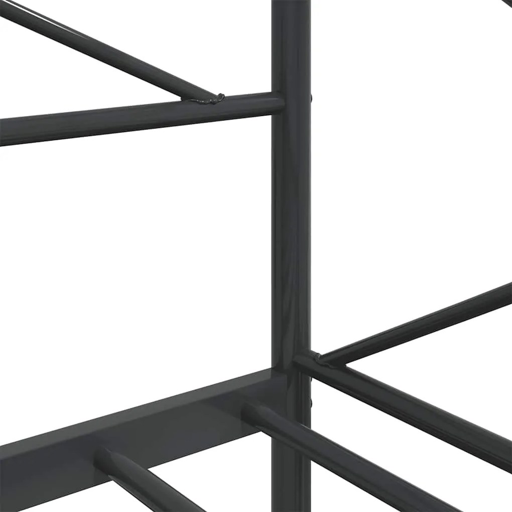 Cama de Dia sem Colchão 80x200 cm aço preto