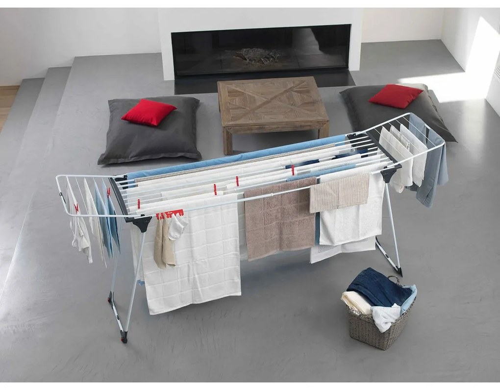 Estendal Vileda Infinity Extensível Alumínio Branco (257 x 57 x 100 cm)