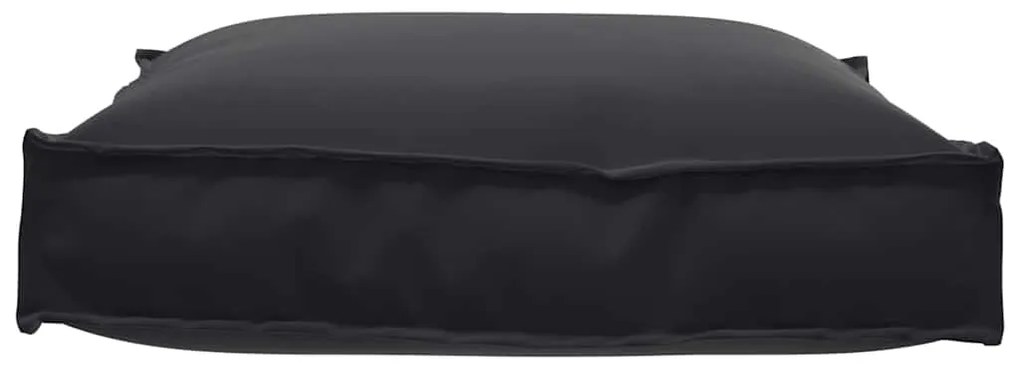 Almofada para Palete Preta 70x70x12 cm Tecido Oxford