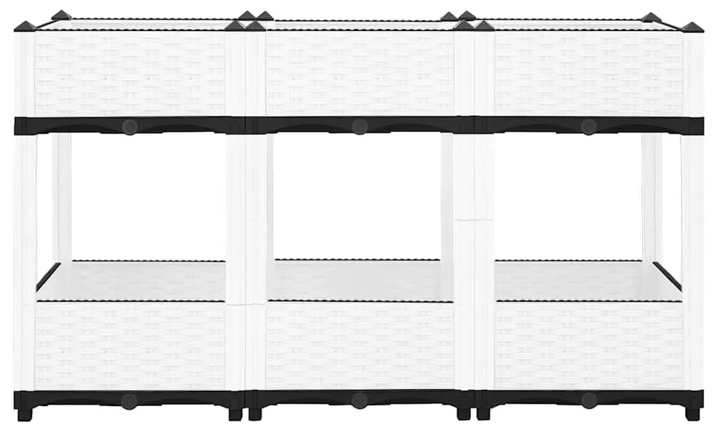 Canteiro elevado 120x40x71 cm polipropileno