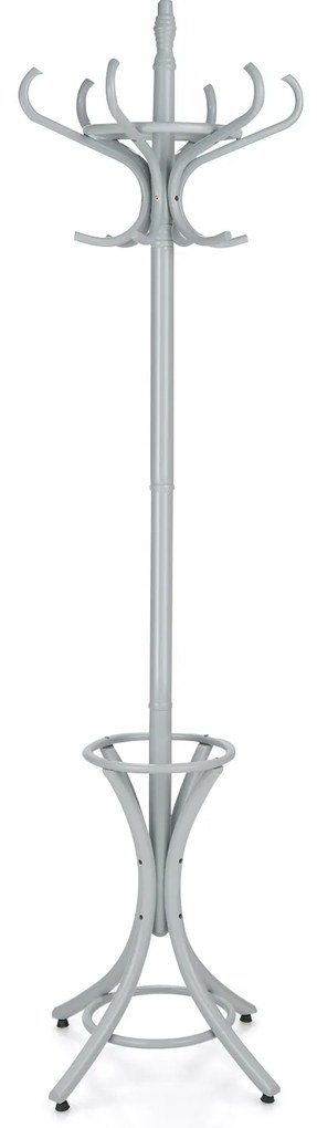 Cabide para jaquetas independente com guarda-chuva para sala de estar - marrom