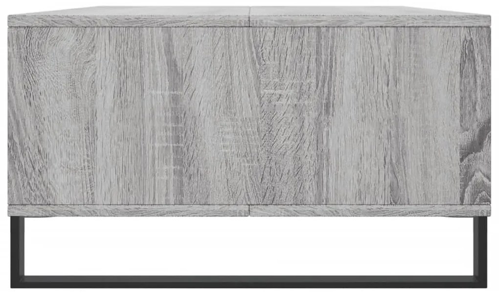 Mesa de centro 104x60x35 cm derivados madeira cinzento sonoma